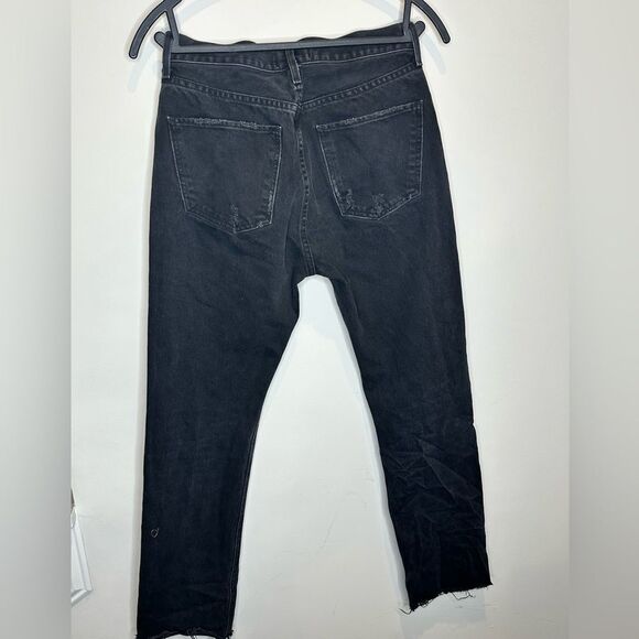 AGOLDE. Cherie High Rise Straight in Distortion - Picture 2 of 9